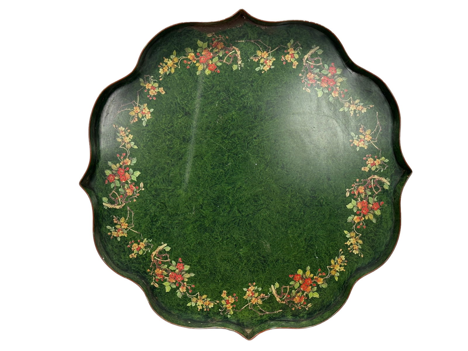 Large Italian Hand painted Tole Tray (1 of 5)
