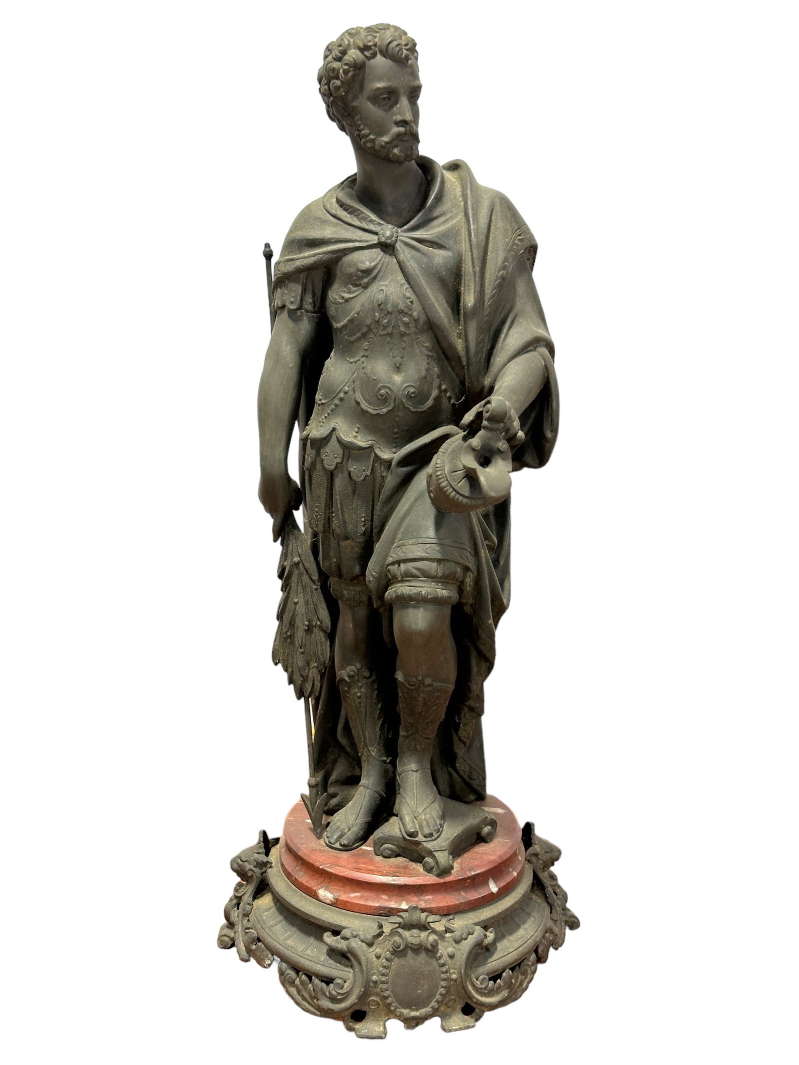 Antique Metal Cast Sculpture (1 of 8)