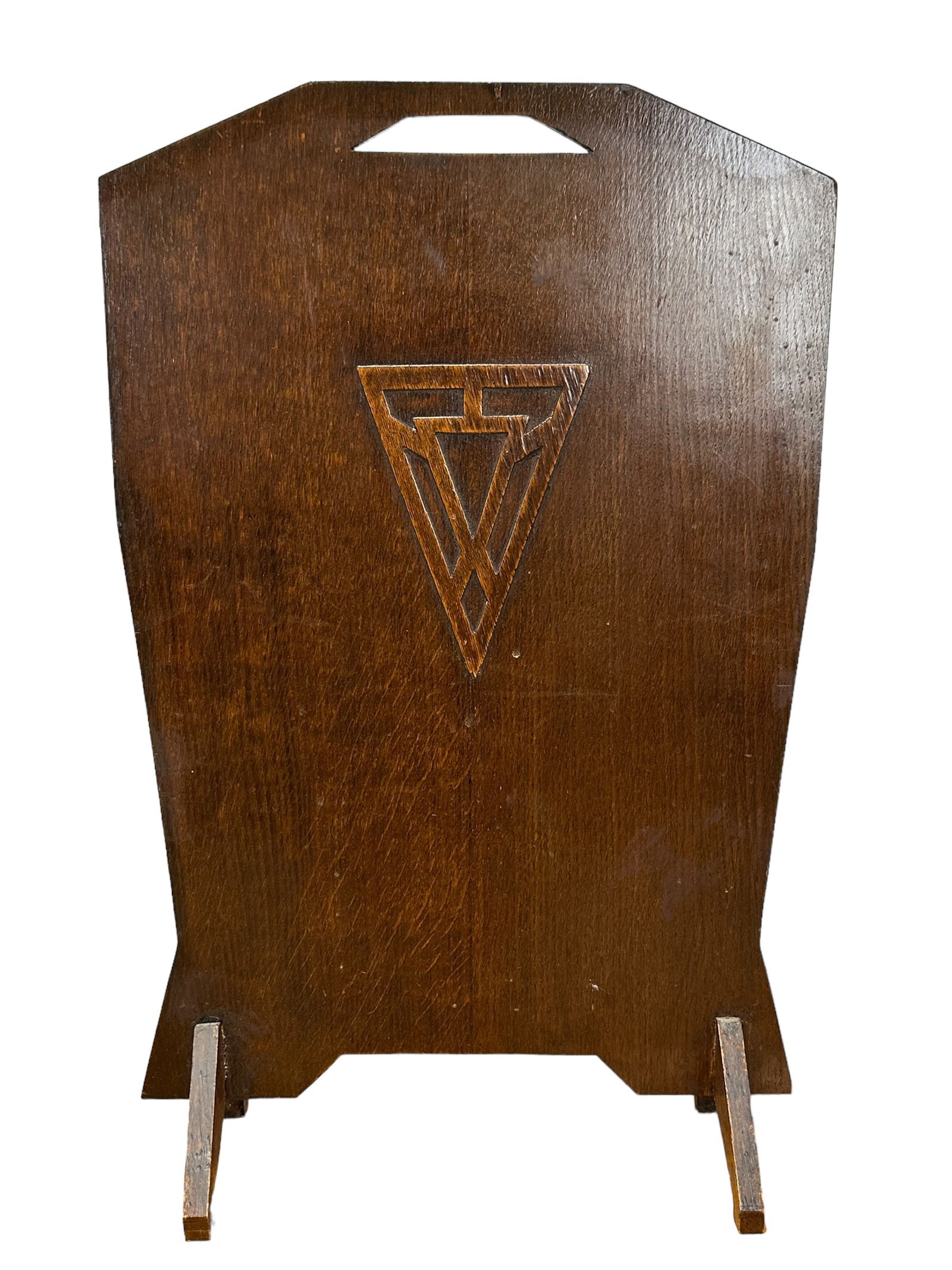 Antique Wooden Fireplace Screen (1 of 4)