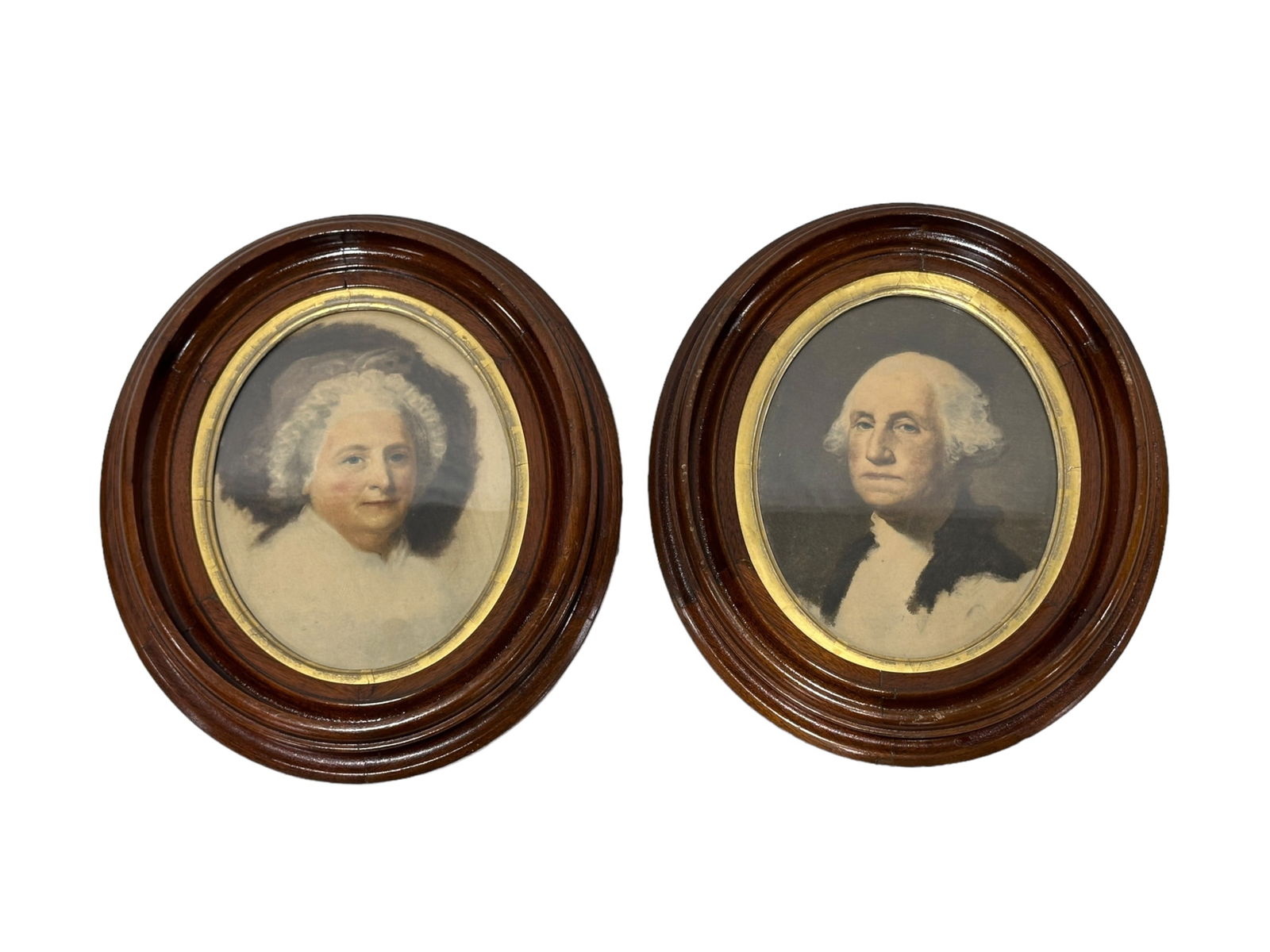 George & Martha Washington Framed Portrait Prints (1 of 5)