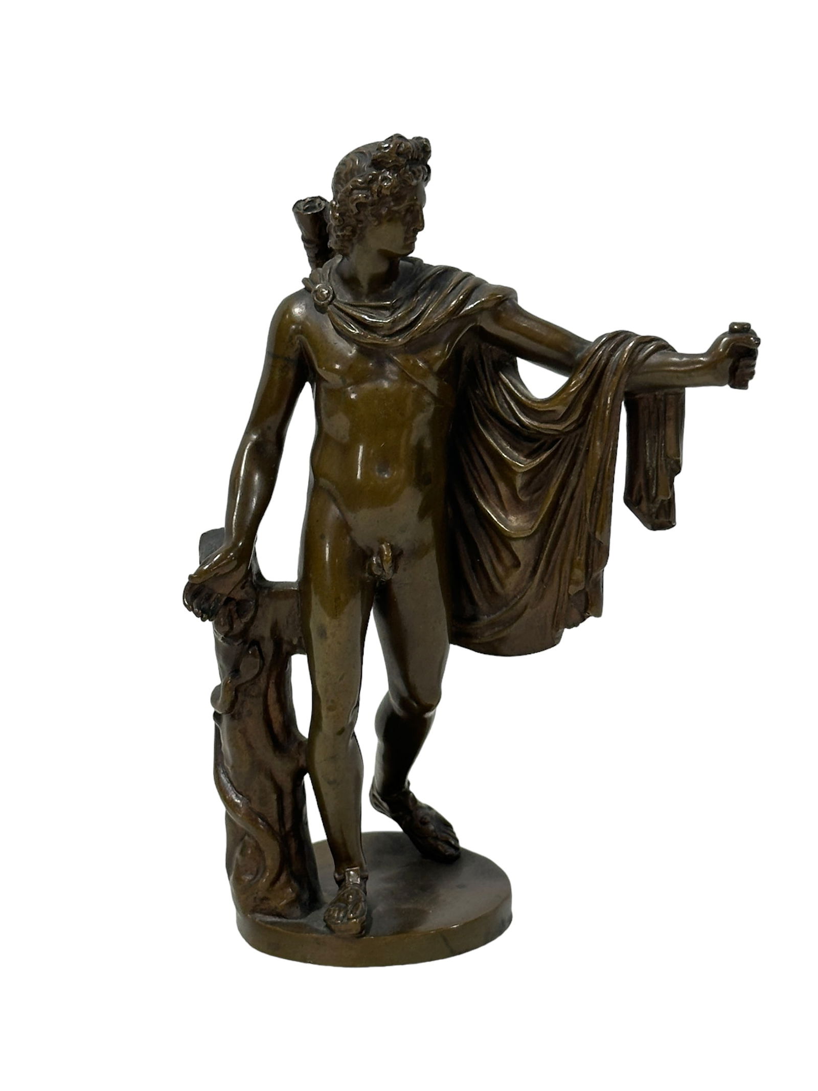 Bronze Apollo Belvedere Sculpture by Barbediene Ferdinand (1 of 7)