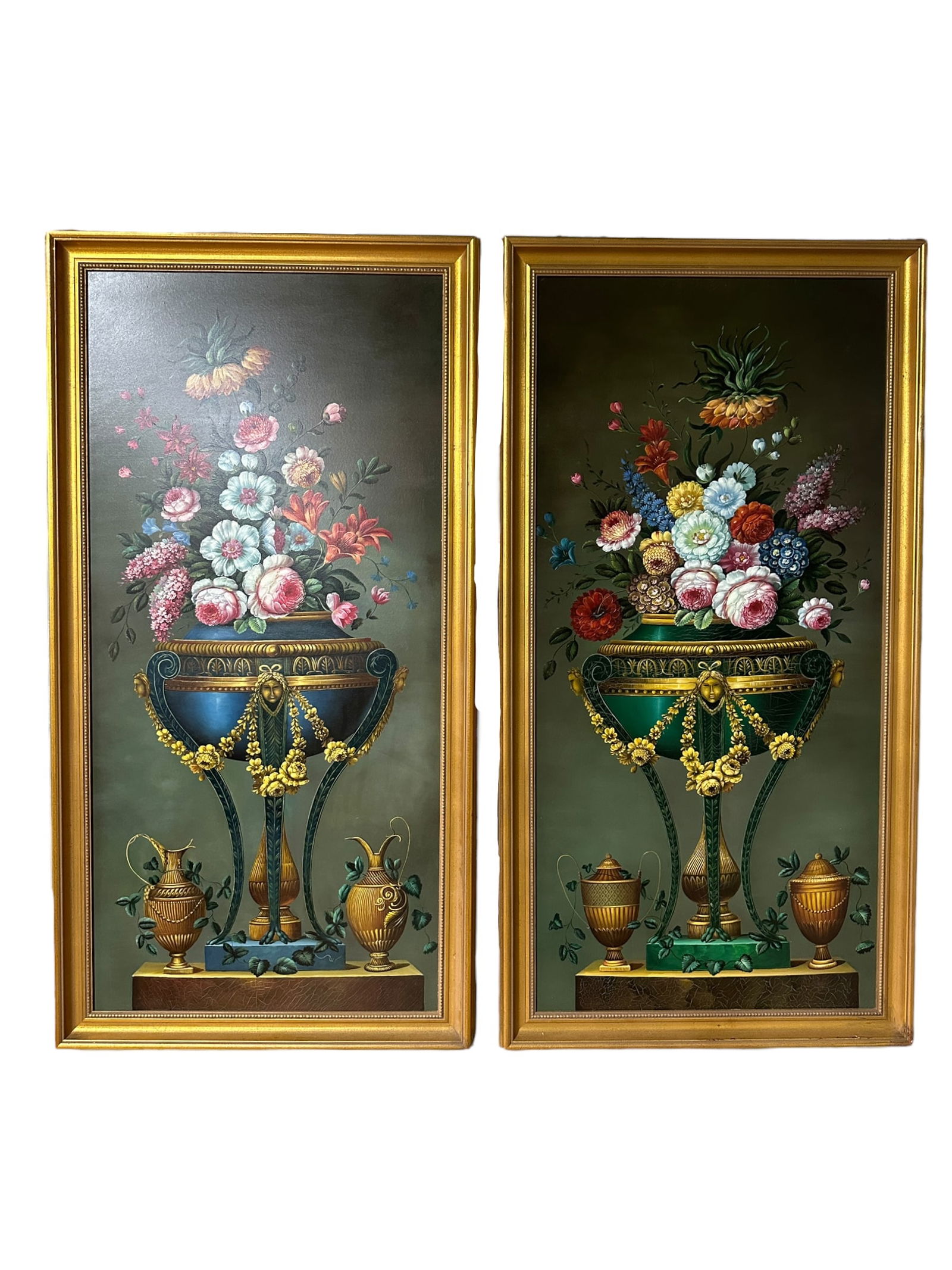 Pair of Art on Canvas Urn Pictures (1 of 6)