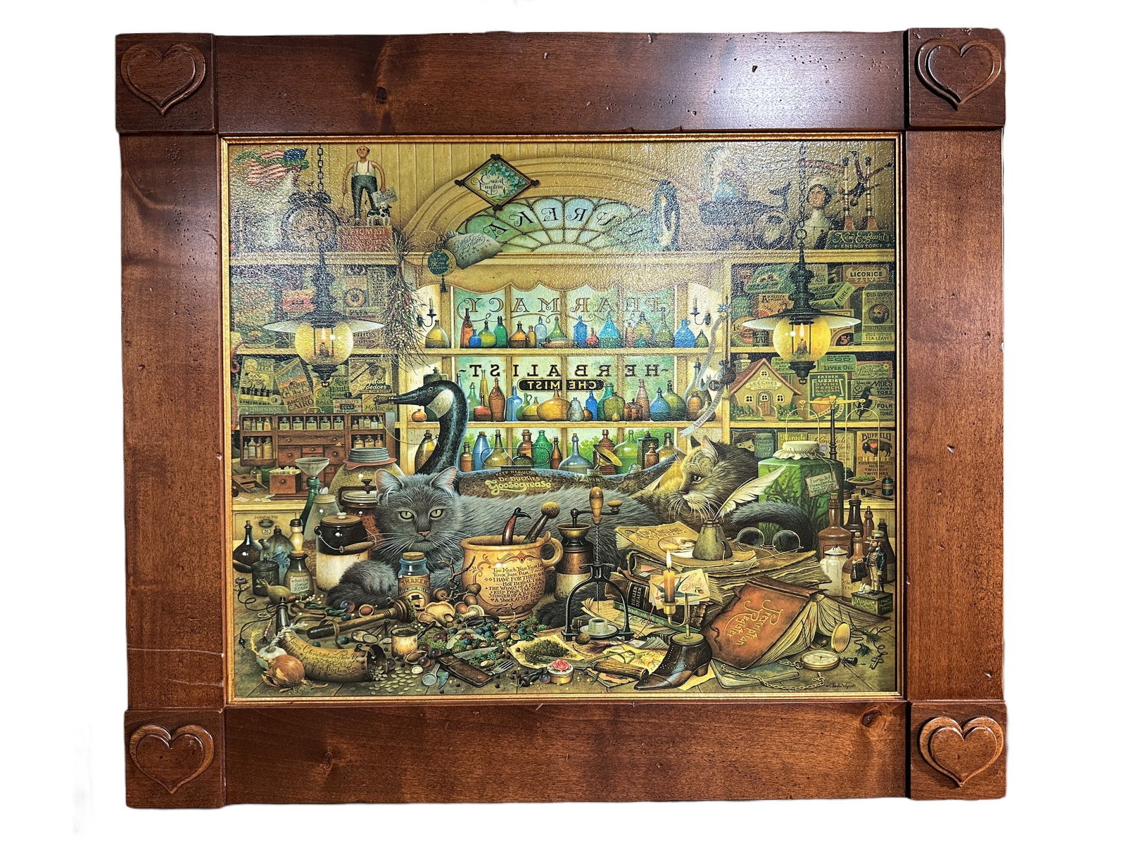 Charles Wysocki "Elmer & Loretta Hangin Out" Print on Canvas (1 of 4)