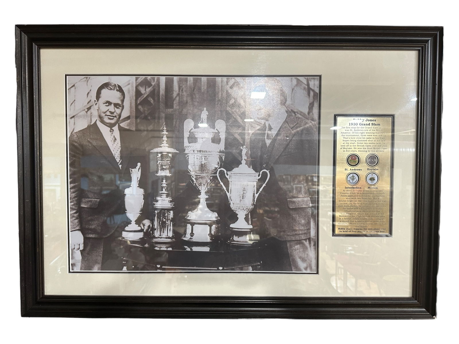 Framed Picture of Bobby Jones (1 of 4)