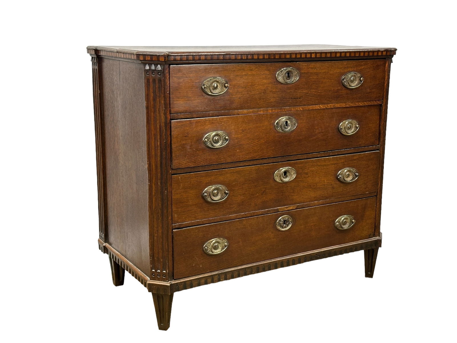 Antique 4 Drawer Chest (1 of 6)