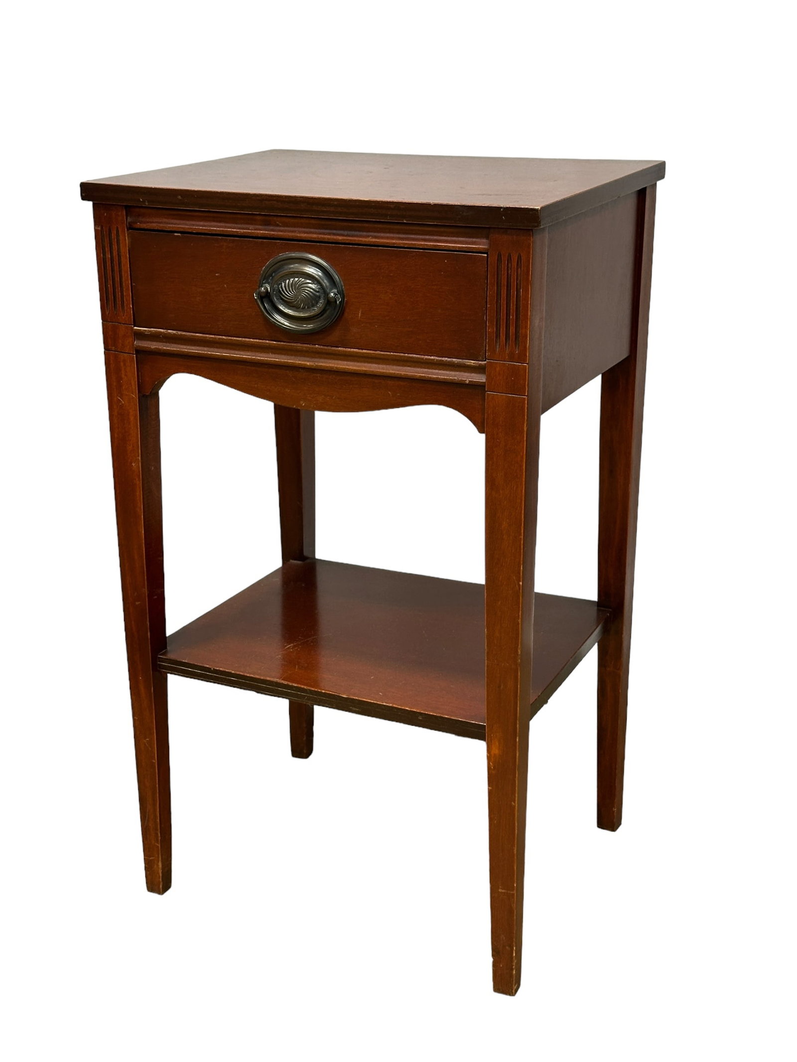 One Drawer Side Table: One Drawer Side Table. Measures 27" x 16" x 15"