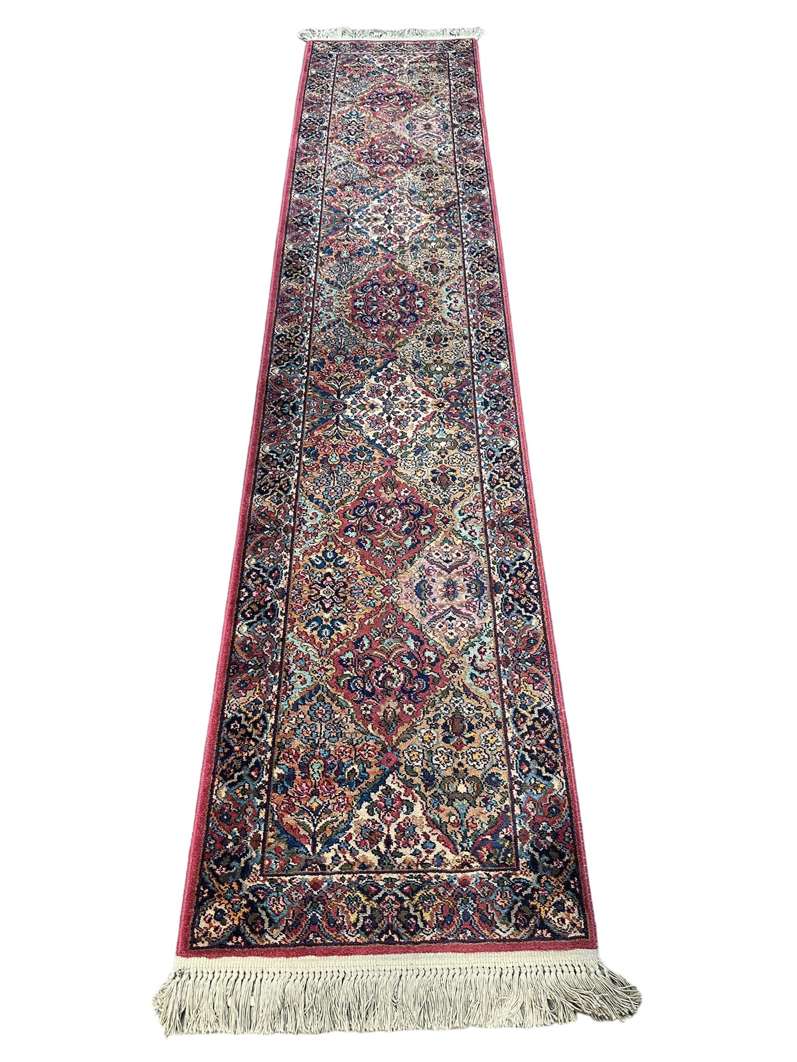 Karastan Multi-Color Panel Kirman Wool Runner (1 of 4)