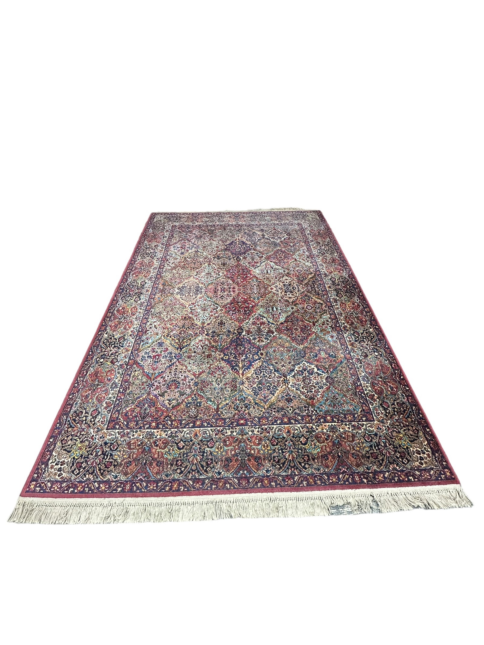 Karastan Multi-Color Panel Kirman Wool Rug (1 of 4)