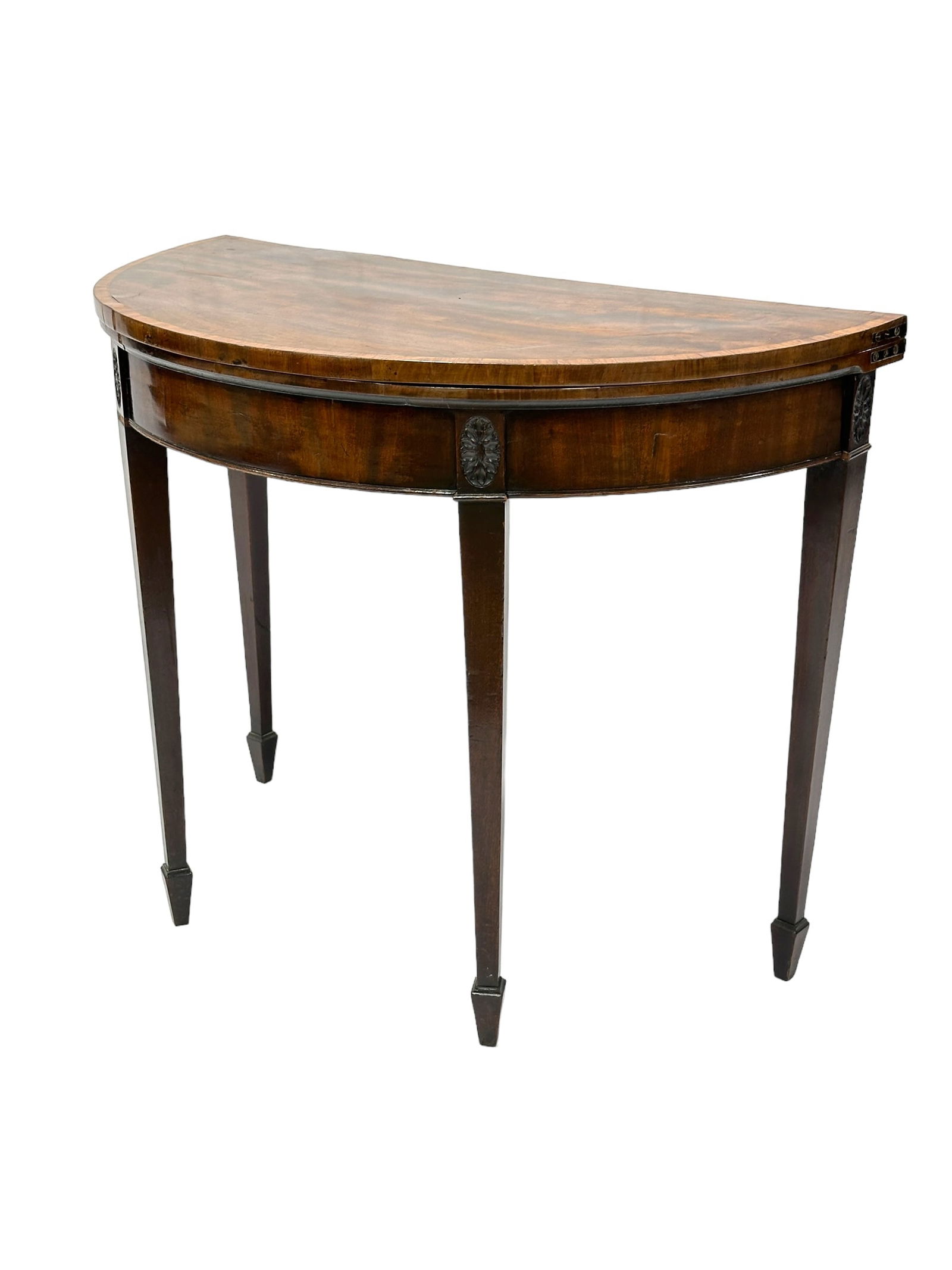 Antique Wilkisen Game Table: Antique Wilkisen Game Table. Not marked, measures 26.5" H x 36" W x 18" D folded & extended 26.5" H x 36" W x 36" D.