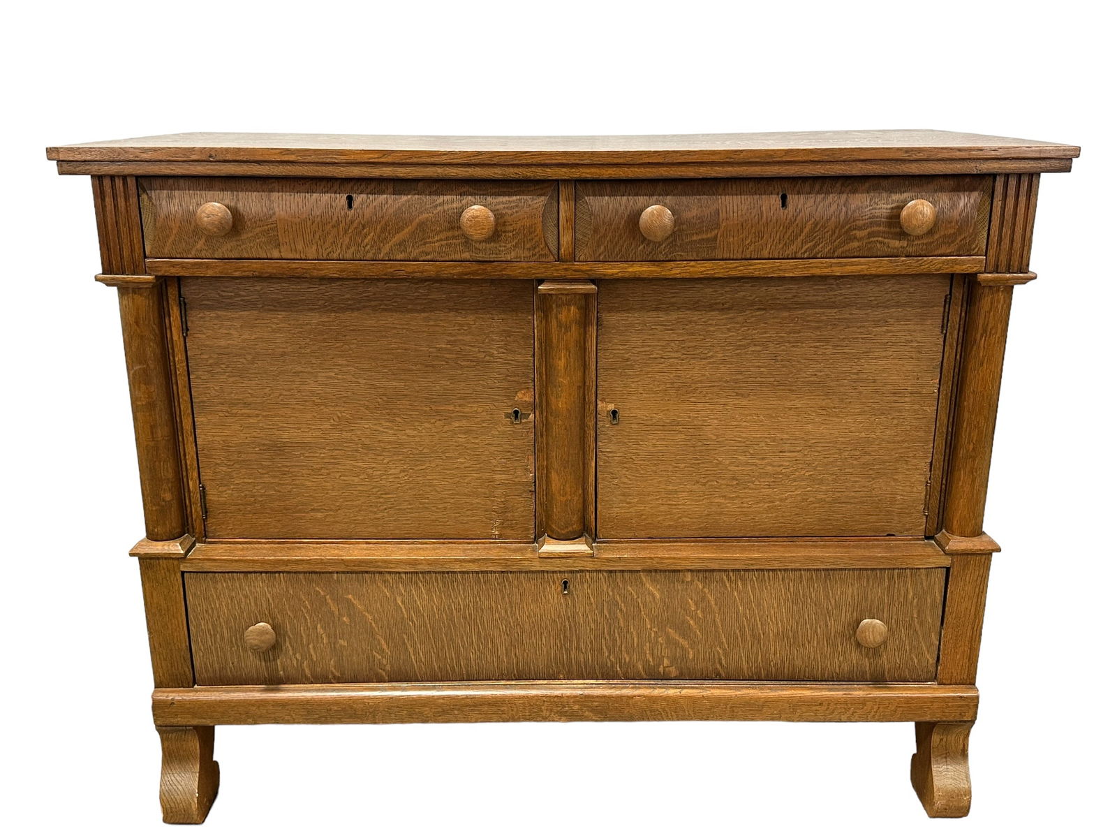 Antique Oak Sideboard (1 of 5)