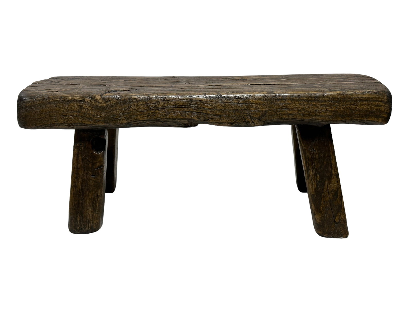 Chinese Elm Small Milking Stool (1 of 5)