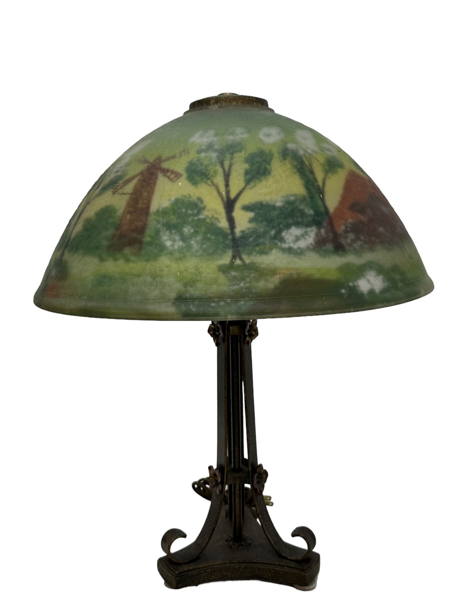 Moe Bridges Co. Reverse Painted Lamp (1 of 6)