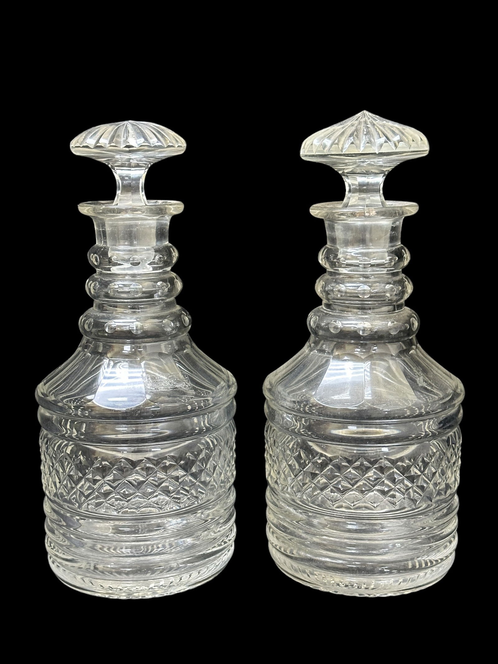 Pair of Bohemia Crystal Glass Decanters (1 of 6)