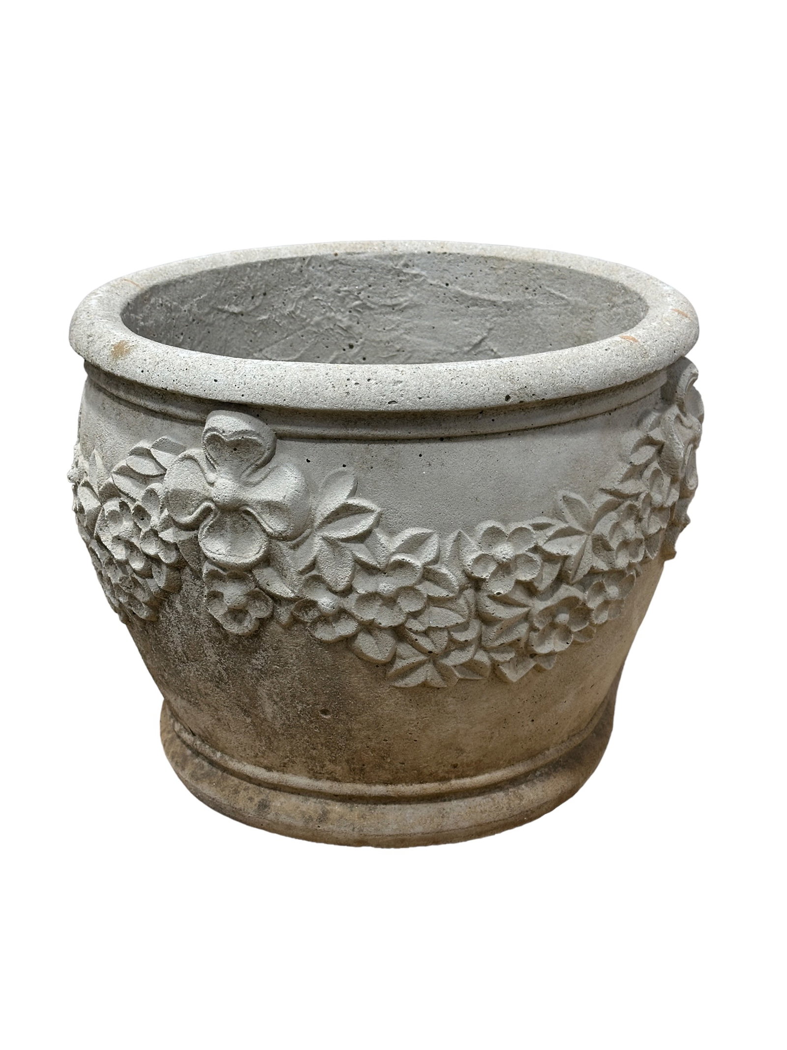 Cement Planter: Cement Planter. Measures 15" x 20".