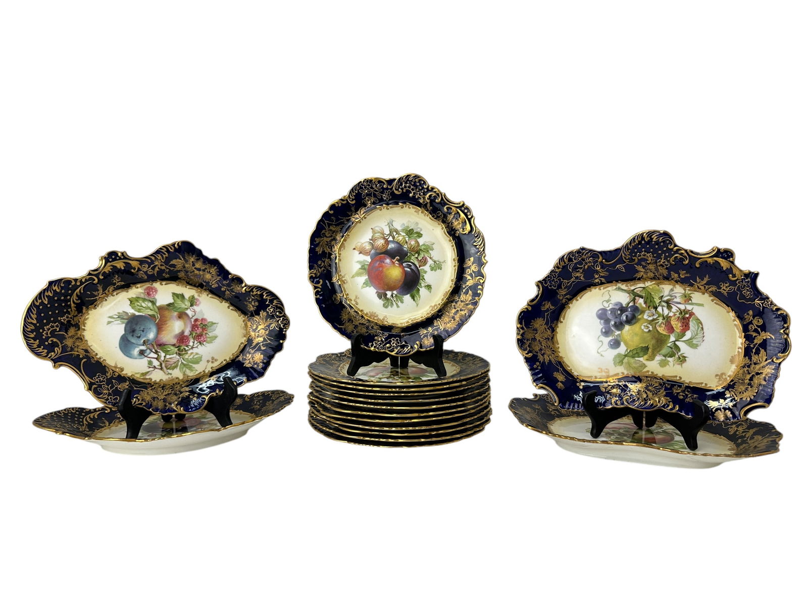 16Pcs of Hammersley Cobalt Plates (1 of 10)