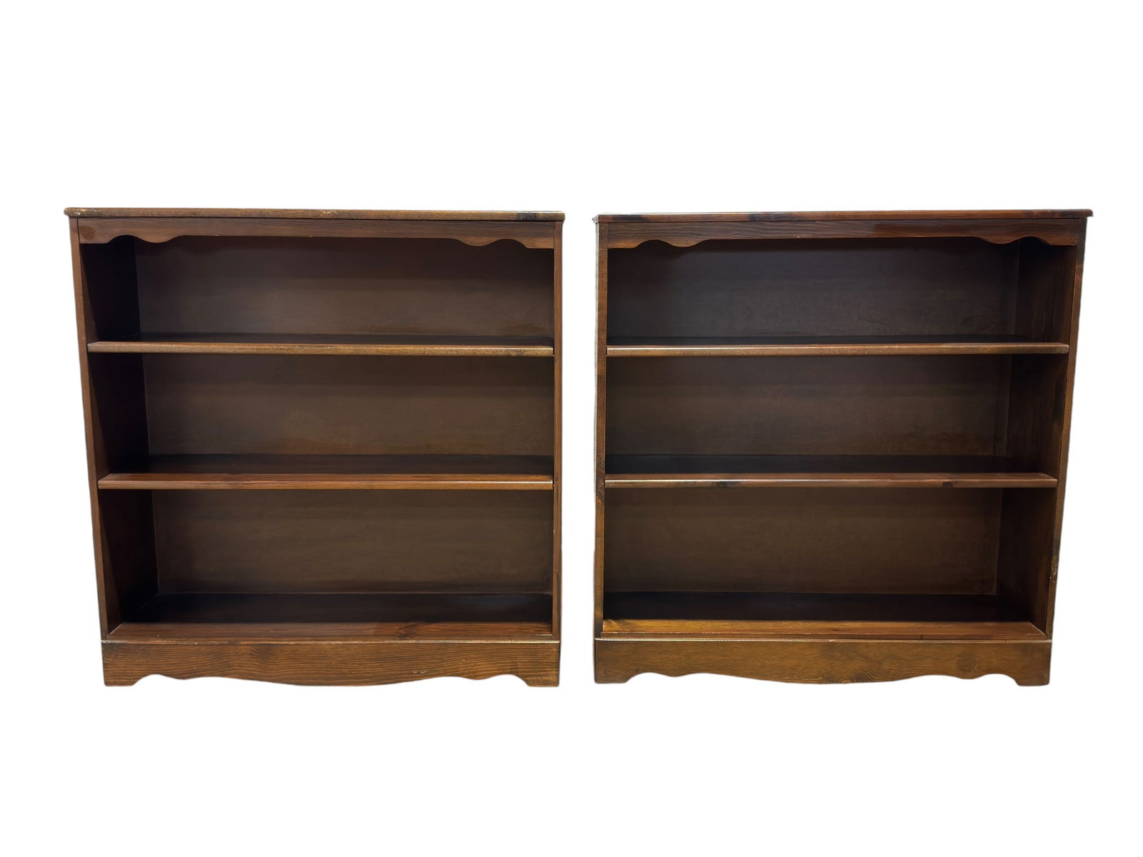 Pair of Pine Book Shelves (1 of 7)