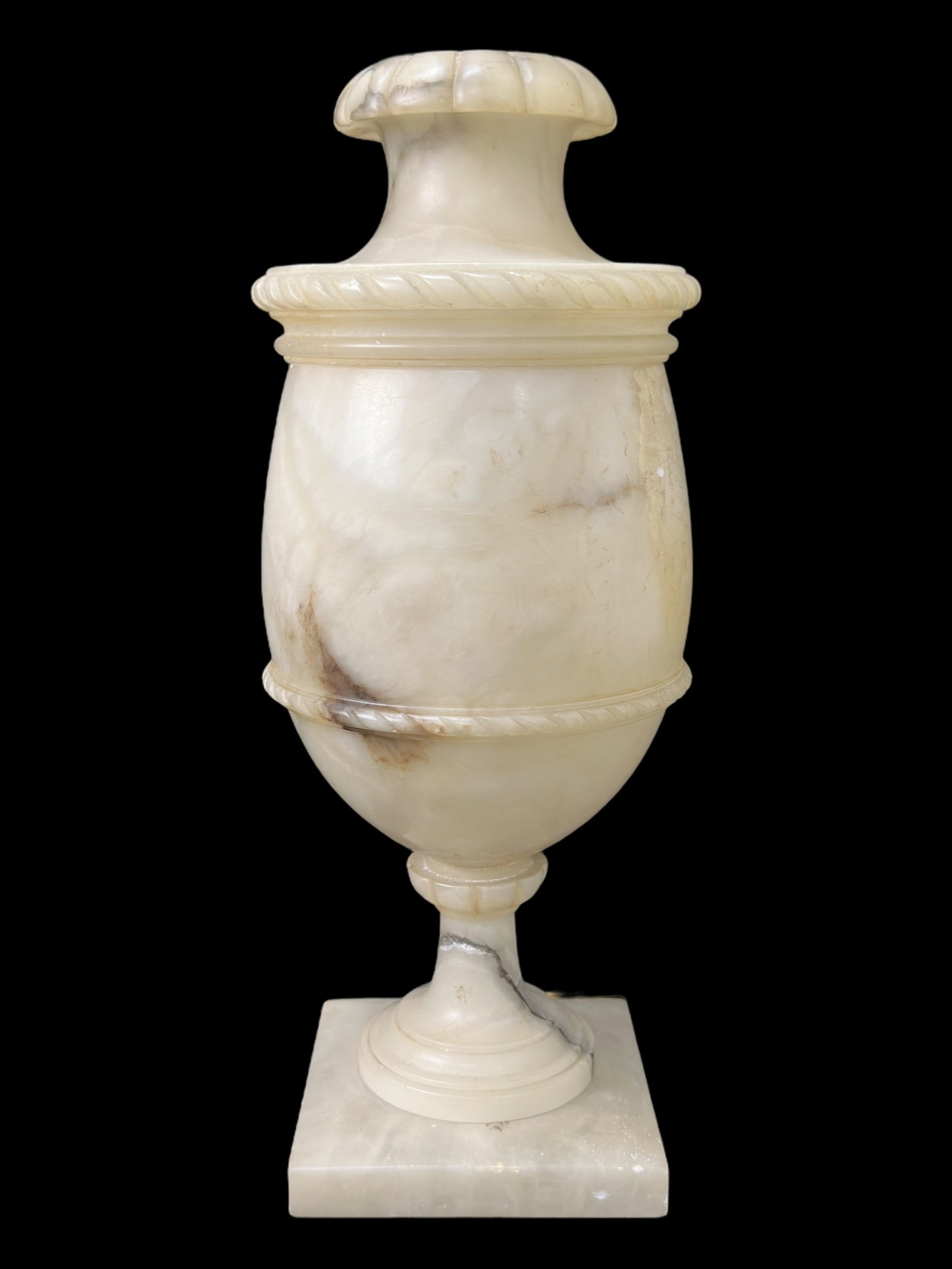 Large Alabaster Urn Table Lamp (1 of 7)