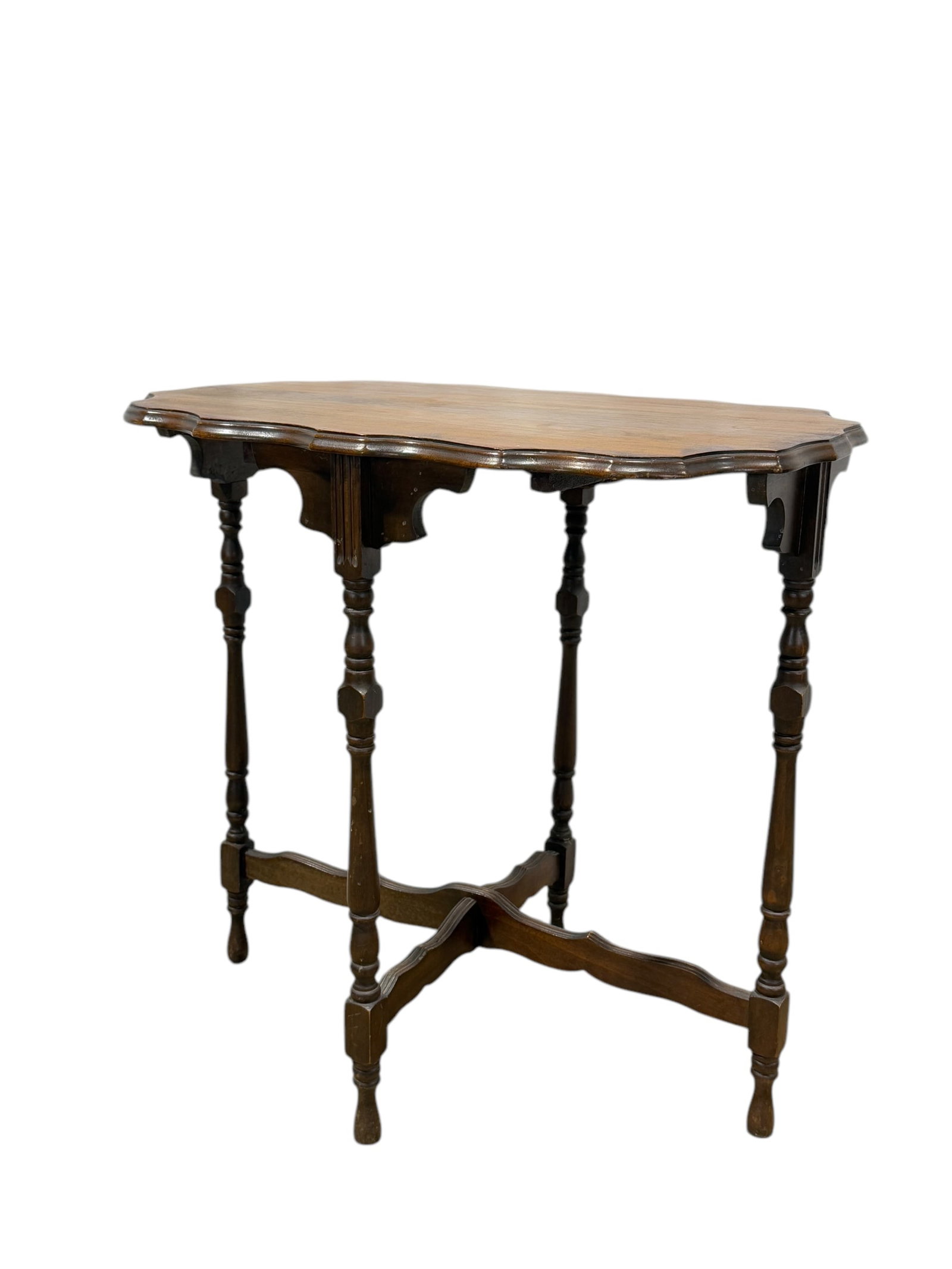 Antique Mahogany Radio Table: Antique Mahogany Radio Table. Measures 28.75" H x 30" W x 20" D.