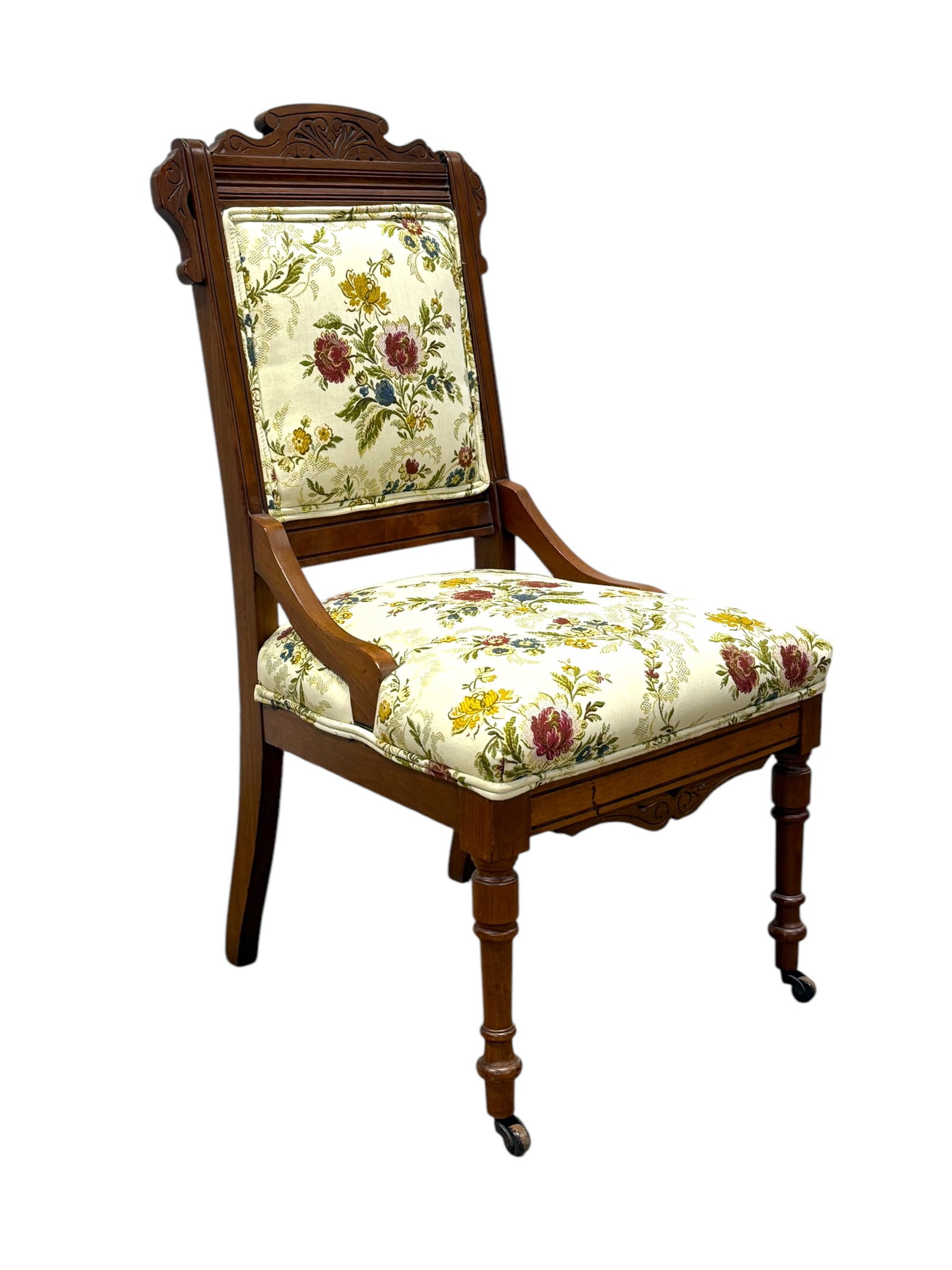 Antique Eastlake Dining Chair: Antique Eastlake Dining Chair. Measures 36" H and seat height measures 17" H.