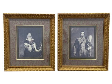 Framed Portrait Prints of Queen Victoria & Prince Albert The 11th