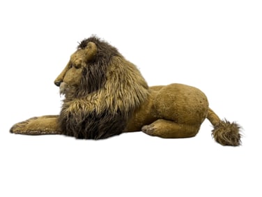 Large Antique German Stuffed Lion
