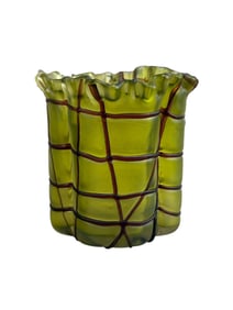 Loetz Schnuerl Art Glass Vase