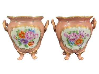 Pair of Dominie's Porcelain Vases