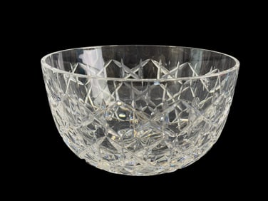 Tiffany & Co. Pressed Crystal Glass Grenada Bowl