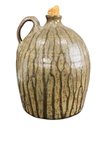 Signed Matthew Hewell Pottery Jug