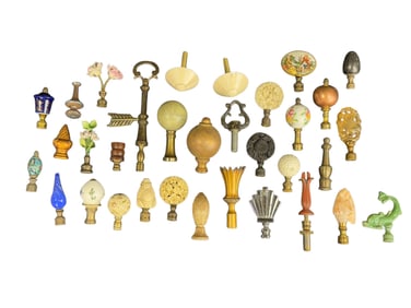 Group of Assorted Lamp Finials