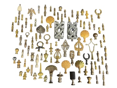 Group of Assorted Lamp Finials