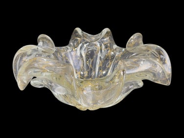 MCM Murano Bubble Glass Bowl