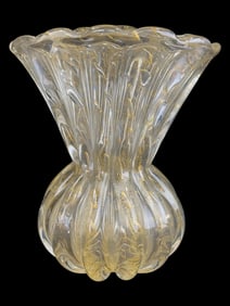 MCM Murano Bubble Glass Vase