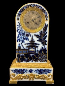 Antique Jacob Petit Paris Mantel Clock