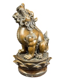 Bronze Chinese Pi Yao Sculpture