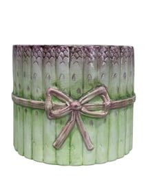 Mid-Century Italian Majolica Asparagus Centerpiece