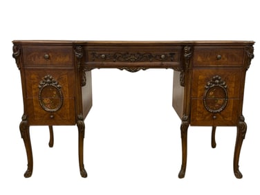 Vintage French Provincial Style Vanity w/ Inlay