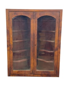 Antique Wall Hanging Corner Cabinet