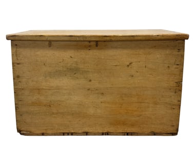 Antique Pine Blanket Chest
