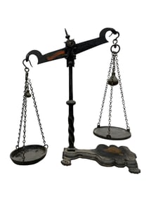 Antique Cast Iron Co-Operative Wholesale Society Class C Scale