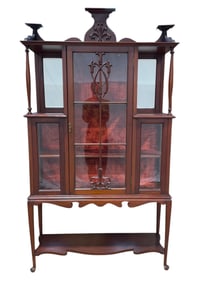 Antique Mahogany C. Lazarus & Co. Etagere