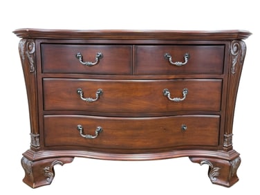 Large Mahogany 3 Drawer Chest