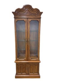 Oak Thomasville Display Cabinet