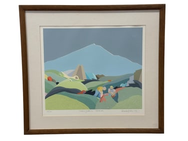 Signed Alirio "Trabajadores-Caracas" Silkscreen Print