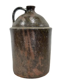 Antique Pottery Whiskey Jug