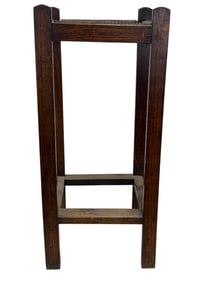 Antique Arts & Crafts Mission Oak Umbrella Stand