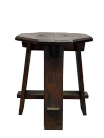 Antique Arts & Crafts Mission Oak Plant Stand