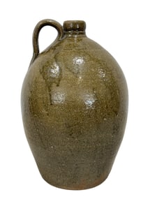 Signed James Franklin Seagle 2Gal Pottery Jug