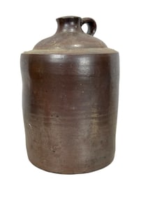 Signed Early 20th C. Robert Broyles Whiskey Jug