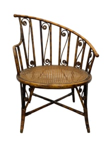 Rattan Music Chair